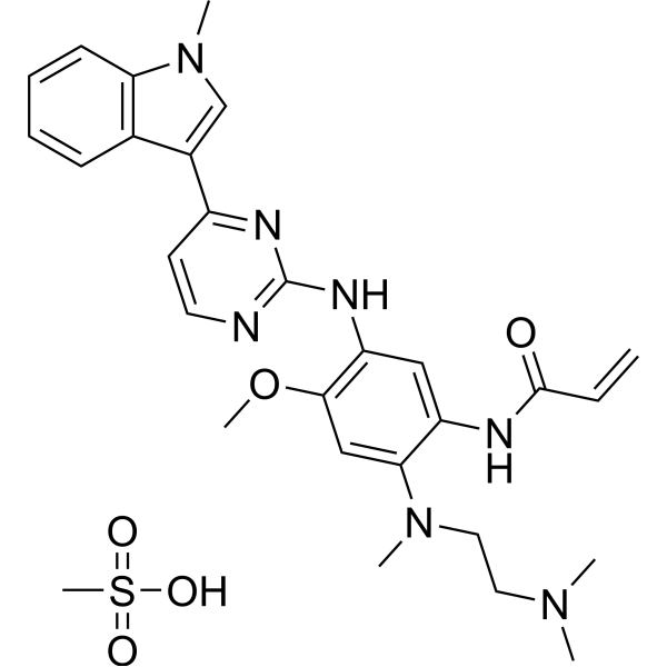 Osimertinib mesylate图片
