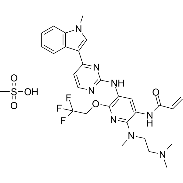 Alflutinib mesylate图片