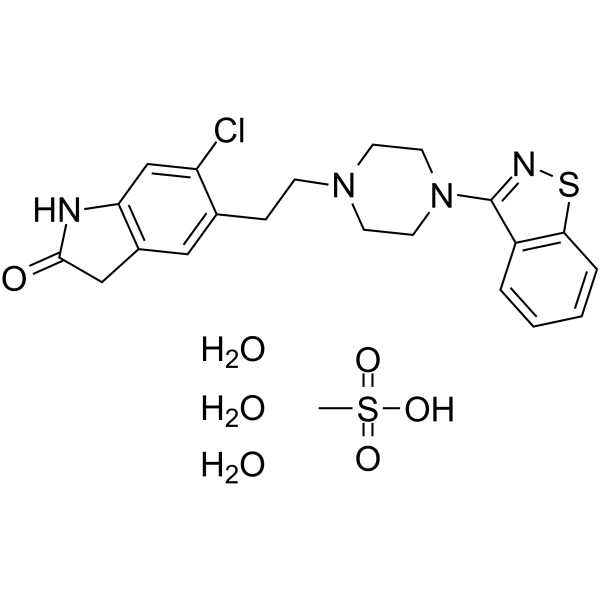 Ziprasidone mesylate trihydrate图片