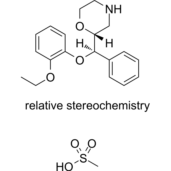 Reboxetine mesylate图片