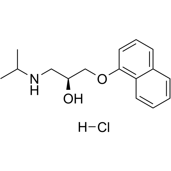 (S)-(-)-Propranolol hydrochloride图片