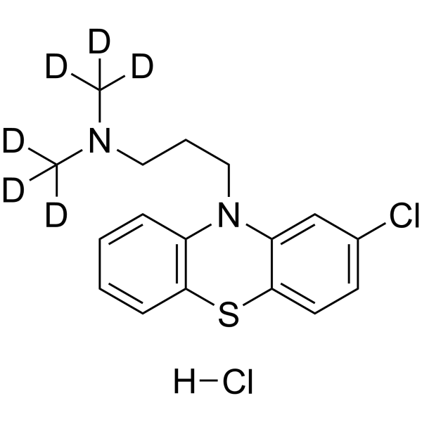 Chlorpromazine-d6 hydrochloride图片