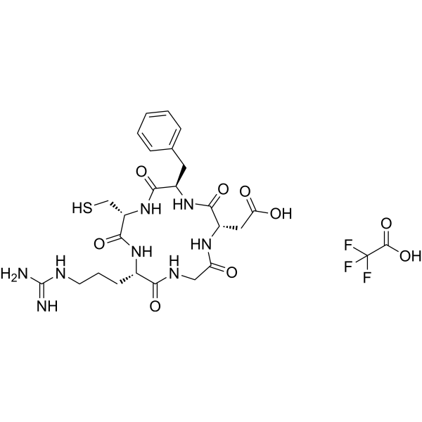 Cyclo(Arg-Gly-Asp-D-Phe-Cys)TFA图片