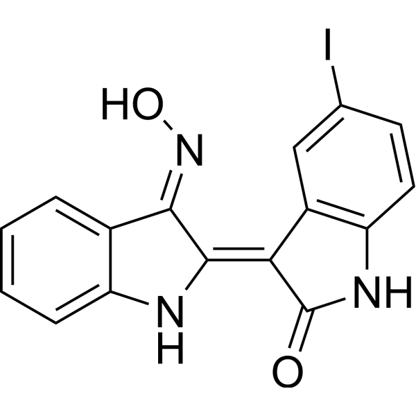 5-Iodo-indirubin-3'-monoxime图片