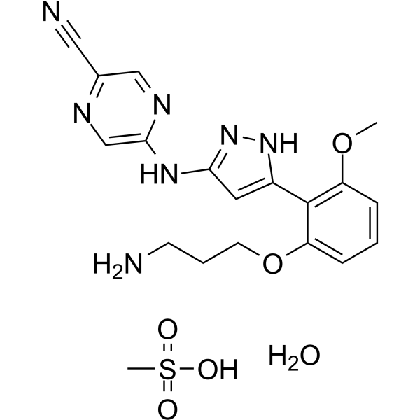 Prexasertib Mesylate Hydrate图片