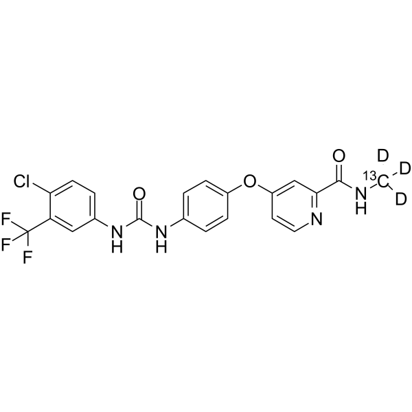 Sorafenib-13C,d3图片