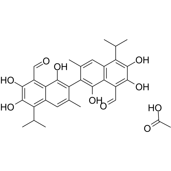 Gossypol(acetic acid)图片