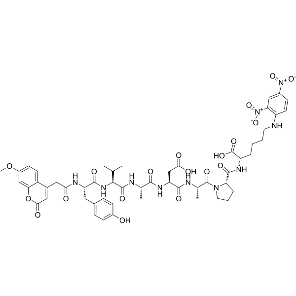 Mca-YVADAP-Lys(Dnp)-OH图片