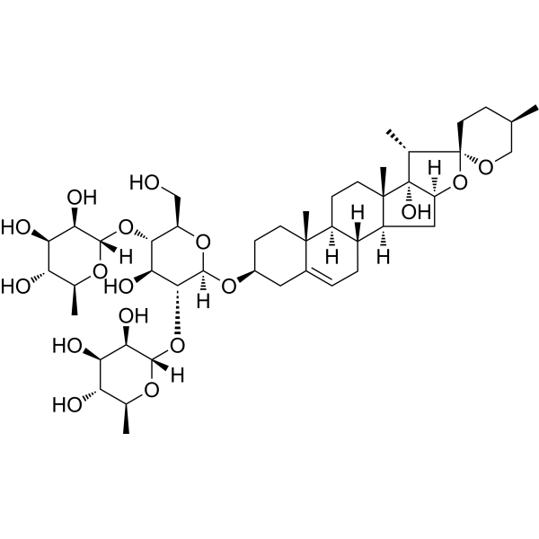 Pennogenin 3-O-beta-chacotrioside图片