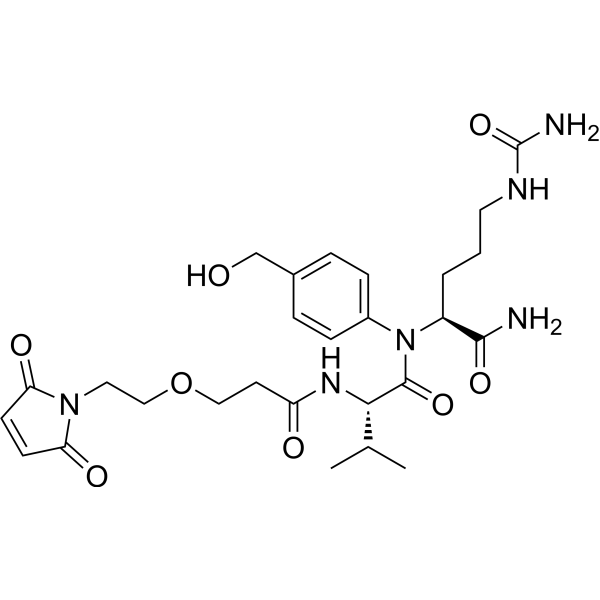 Mal-PEG1-Val-Cit-PABC-OH图片