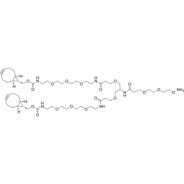 Aminooxy-PEG2-bis-PEG3-BCN图片