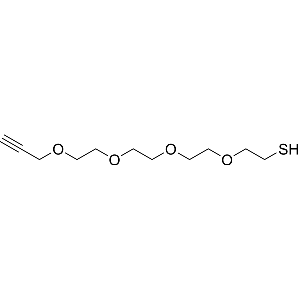 Propargyl-PEG4-thiol图片