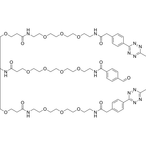 Ald-Ph-PEG4-bis-PEG3-methyltetrazine图片
