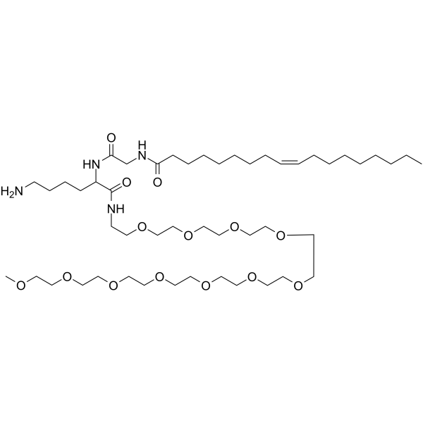 Oleoyl-Gly-Lys-N-(m-PEG11)图片