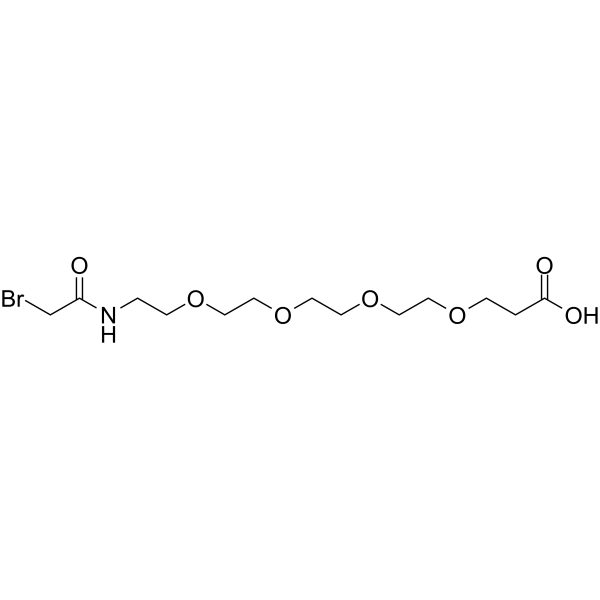 Bromoacetamido-PEG4-acid图片