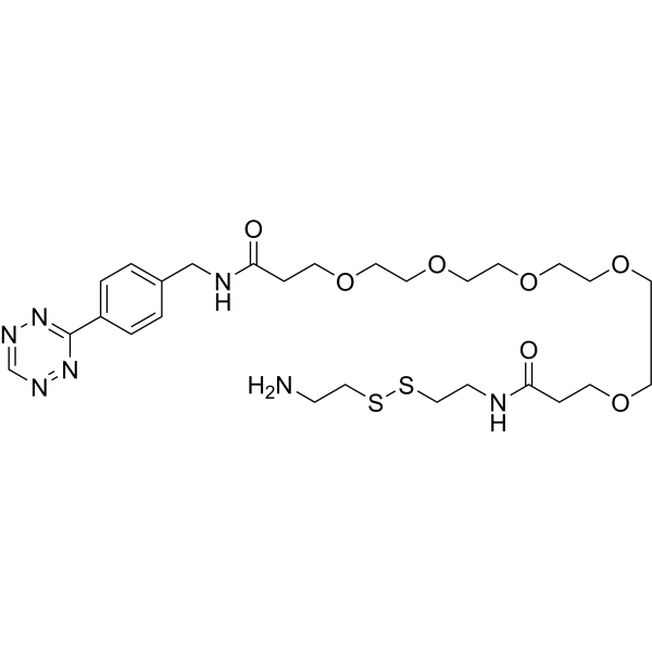 Tetrazine-PEG5-SS-amine图片