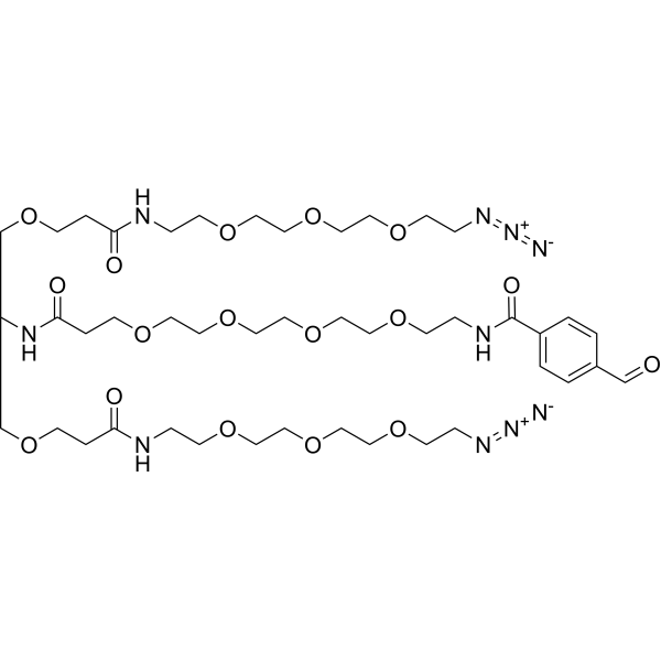 Ald-Ph-PEG4-bis-PEG3-N3图片