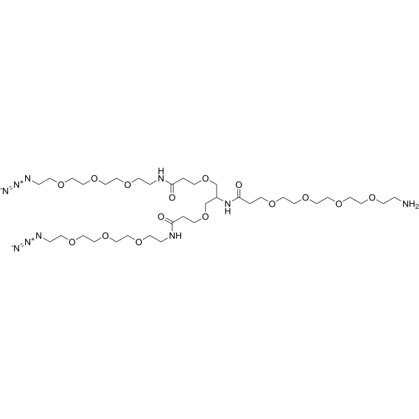 Amino-PEG4-bis-PEG3-N3图片