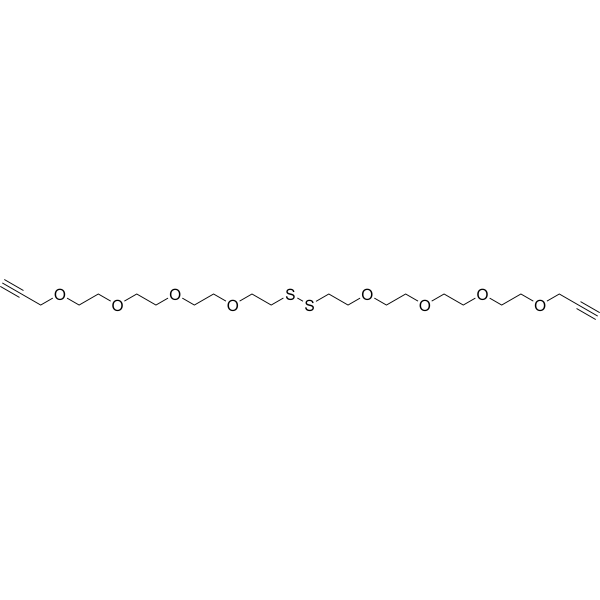 Alkyne-PEG4-SS-PEG4-alkyne图片