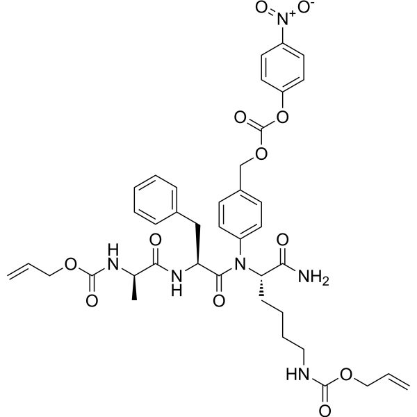 Aloc-D-Ala-Phe-Lys(Aloc)-PAB-PNP图片