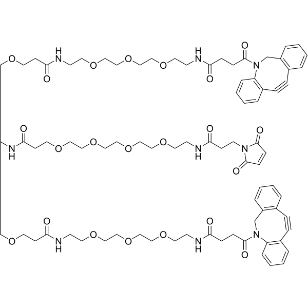 Mal-PEG4-bis-PEG3-DBCO图片
