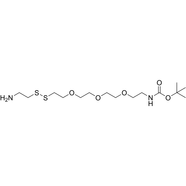 Amino-ethyl-SS-PEG3-NHBoc图片