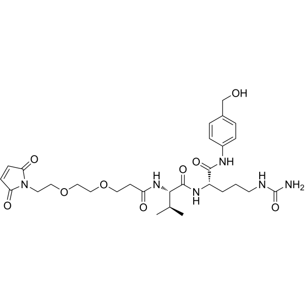 Mal-PEG2-Val-Cit-PAB-OH图片
