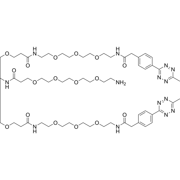 Amino-PEG4-bis-PEG3-methyltetrazine图片