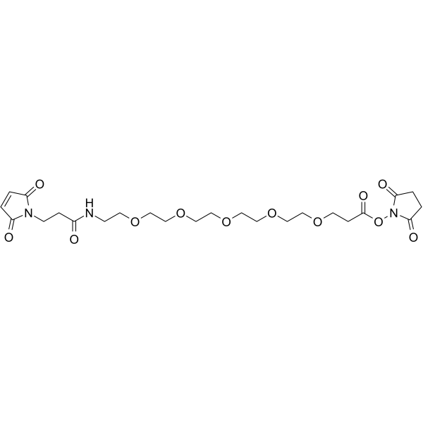 Mal-amido-PEG5-C2-NHS ester图片