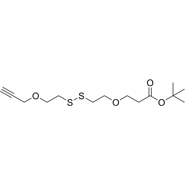 Propargyl-PEG1-SS-PEG1-C2-Boc图片