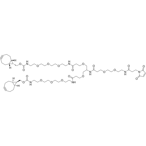 Mal-PEG2-bis-PEG3-BCN图片
