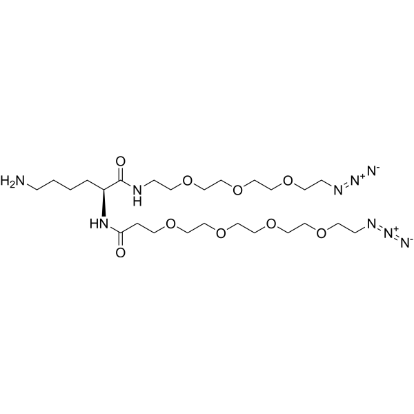 NH2-C5-PEG4-N3-L-Lysine-PEG3-N3图片