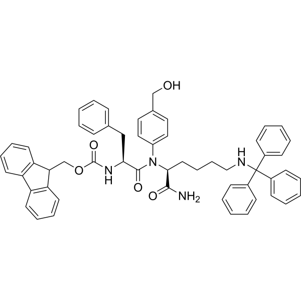 Fmoc-Phe-Lys(Trt)-PAB图片