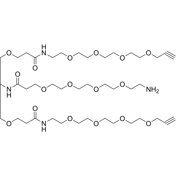 Amino-PEG4-bis-PEG3-propargyl图片