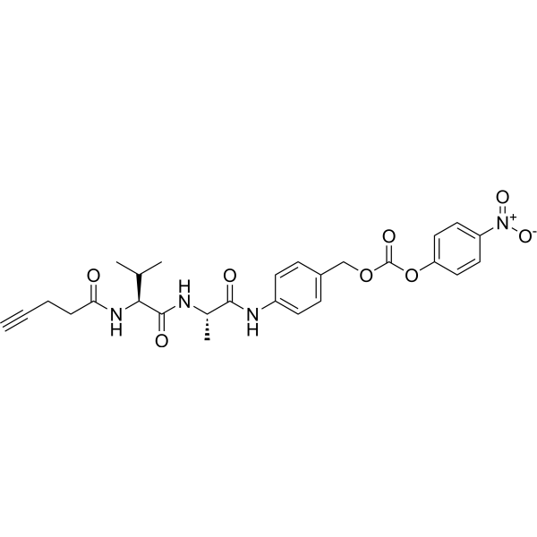 4-Pentynoyl-Val-Ala-PAB-PNP图片