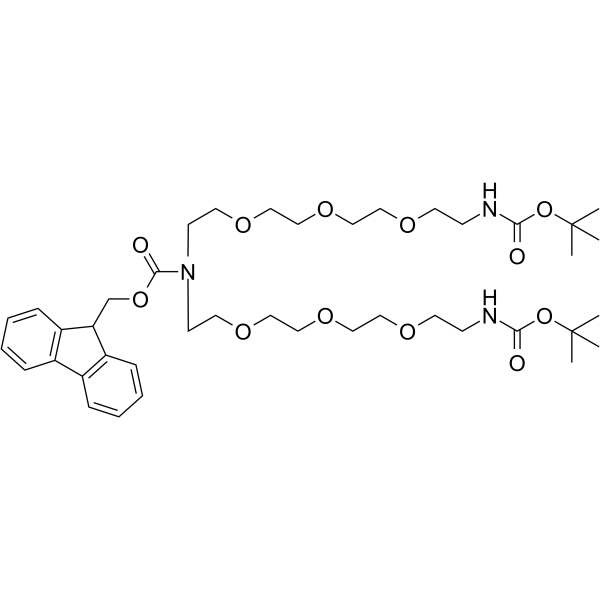 Fmoc-N-bis-PEG3-NH-Boc图片