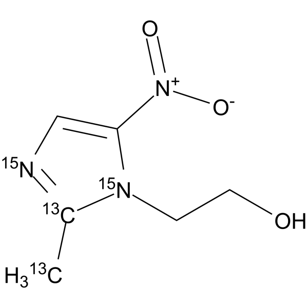 Metronidazole-13C2,15N2图片