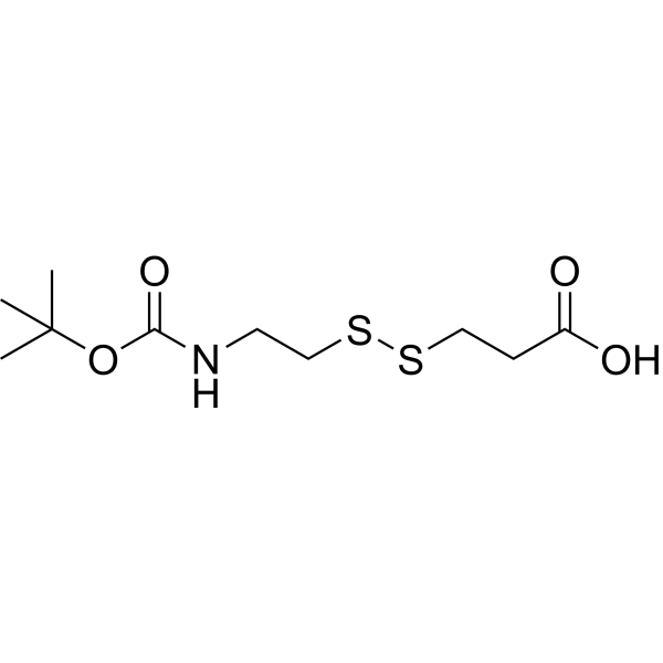 Boc-NH-ethyl-SS-propionic acid图片