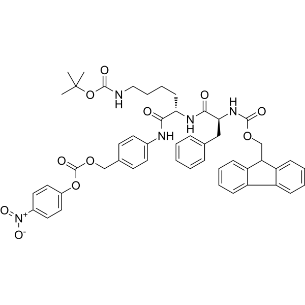 Fmoc-Phe-Lys(Boc)-PAB-PNP图片