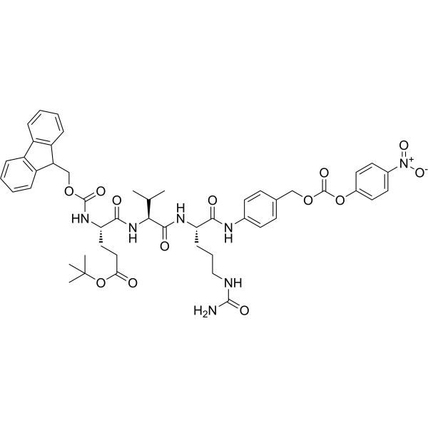 Fmoc-Glu-(Boc)-Val-Cit-PAB-PNP图片