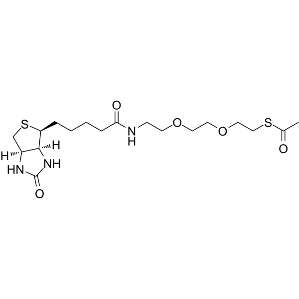 Biotin-PEG2-methyl ethanethioate图片