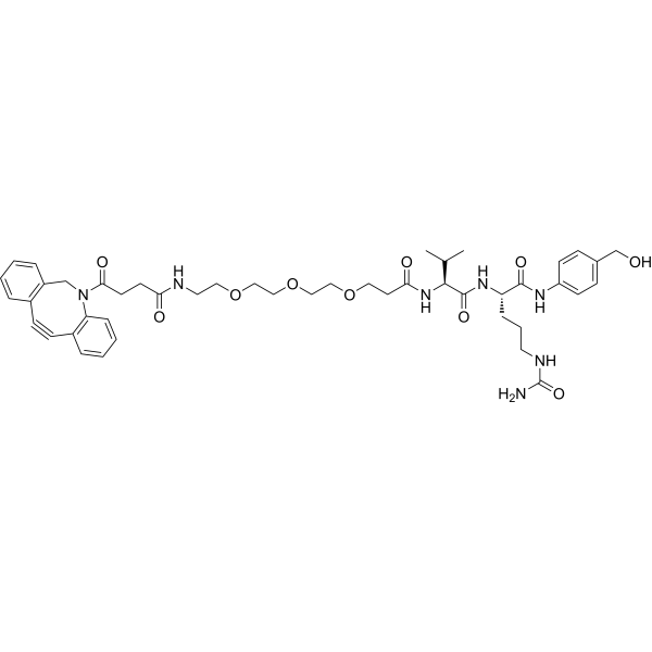 DBCO-PEG4-Propionic-Val-Cit-PAB图片