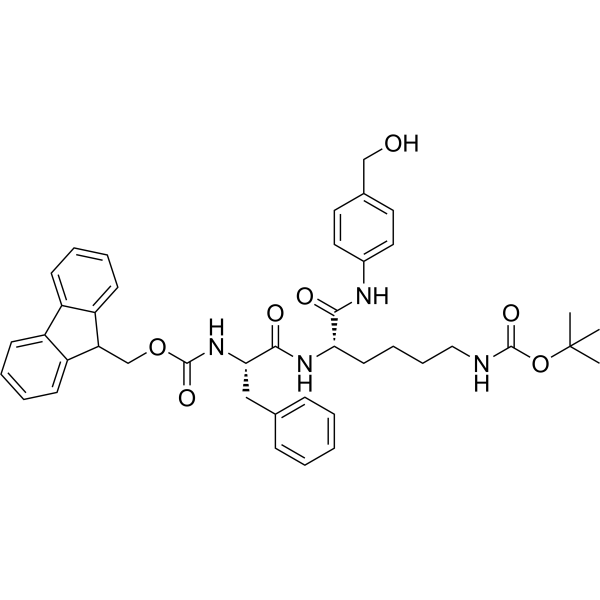 Fmoc-Phe-Lys(Boc)-PAB图片