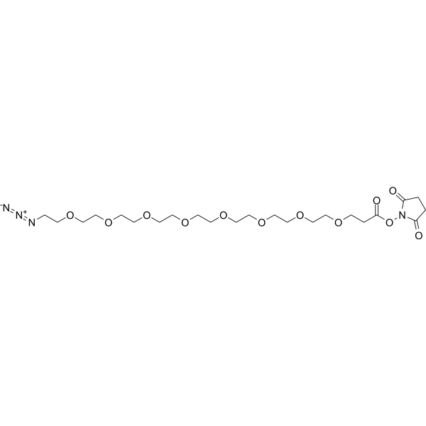 Azido-PEG8-NHS ester图片
