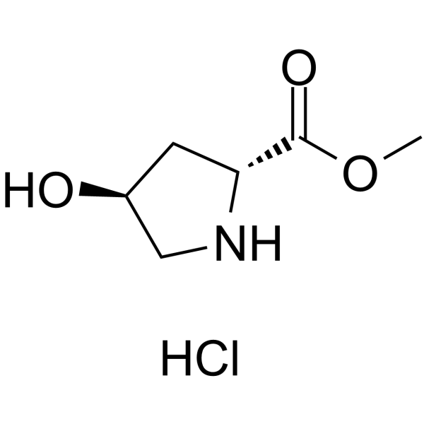 tans-4-Hydroxy-D-proline methyl ester hydrochloride图片
