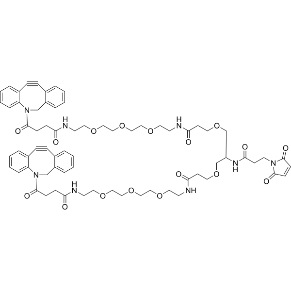 Mal-bis-PEG3-DBCO图片