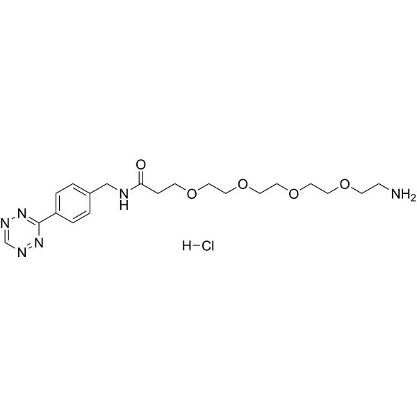 Tetrazine-PEG4-amine hydrochloride图片