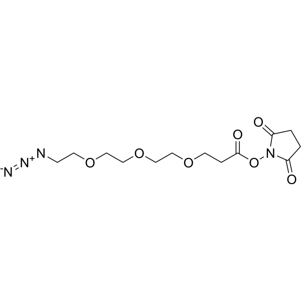 N3-PEG3-C2-NHS ester图片