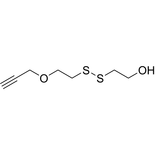 Propargyl-PEG1-SS-alcohol图片