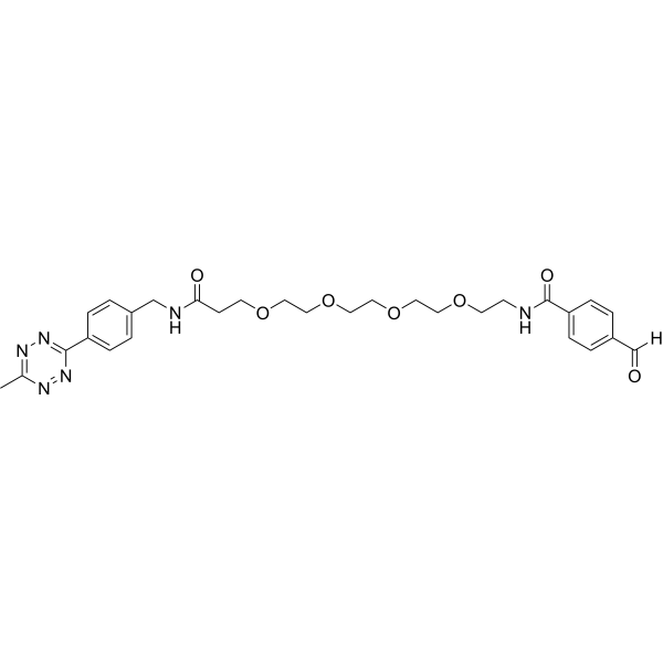 Methyltetrazine-PEG4-aldehyde图片